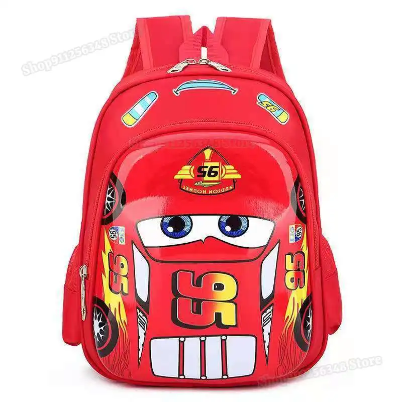 Disney Cars Kids Backpack Cute Lightweight Cartoon Children\'s Schoolbag Waterproof Book Bag Mcqueens Pixar Nylon Frozen Elsa