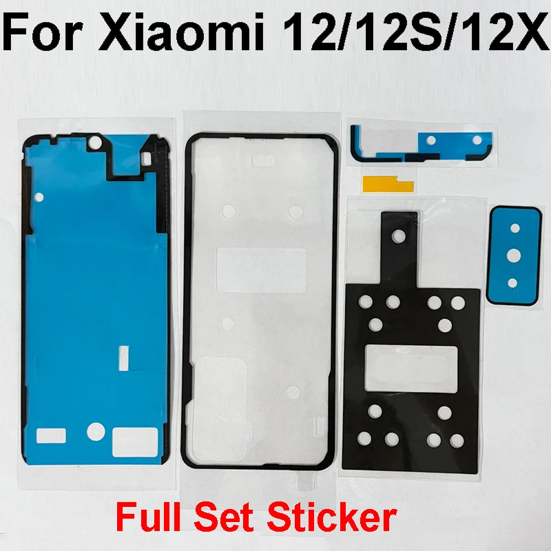 For Xiaomi 12 12X 12S 12 Pro Lite 12s Ultra Front LCD Screen Adhesive Back Battery Housing Cover Glue Tape with Rear Camera Glue