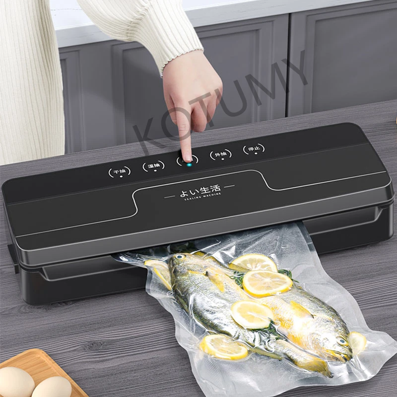 Fully Automatic Vacuum Sealing Machine Food Packaging Machine Household Fresh-Keeping Bag Plastic Sealing Machine Vacuum Sealer