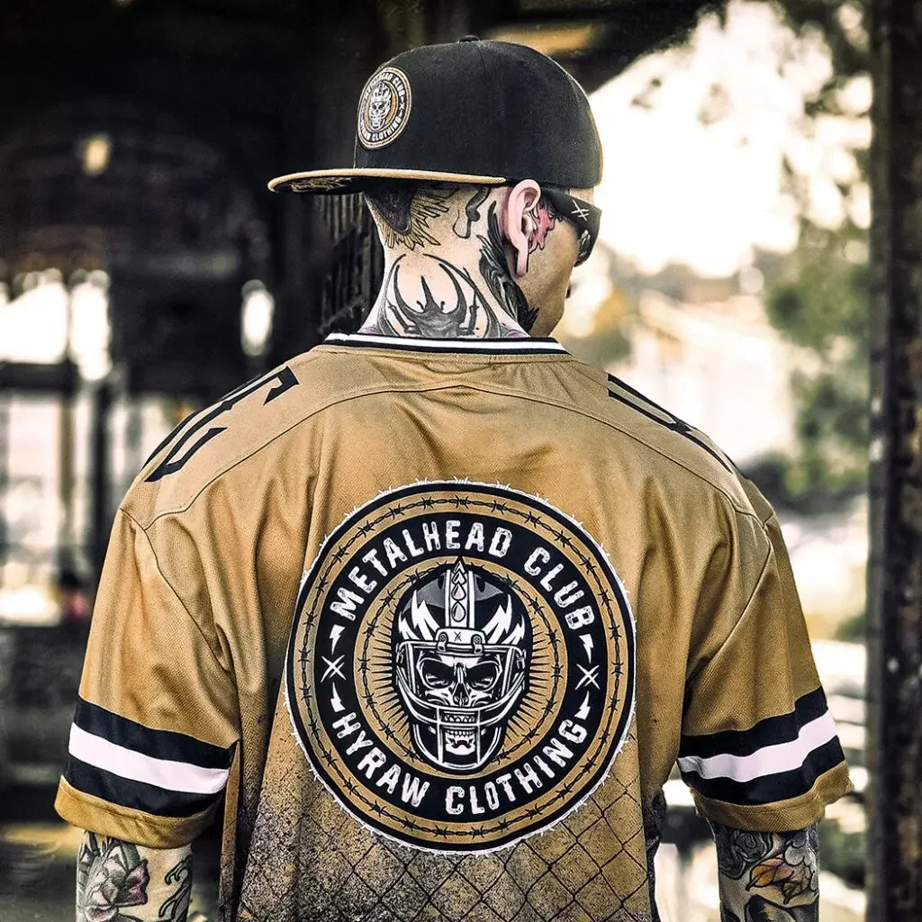 26-27 New Attack Band Foot Street Hip Hop Y2K Shirt Printed Quick Drying Sports Men's Short Sleeved Top T-shirt Family Matching