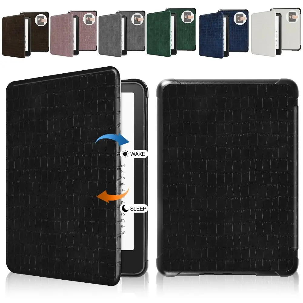 

Чехол для электронной книги с подставкой для рук, из искусственной кожи, защитный, для Kindle Paperwhite 12-го поколения/Colorsoft 2024, 7 дюймов