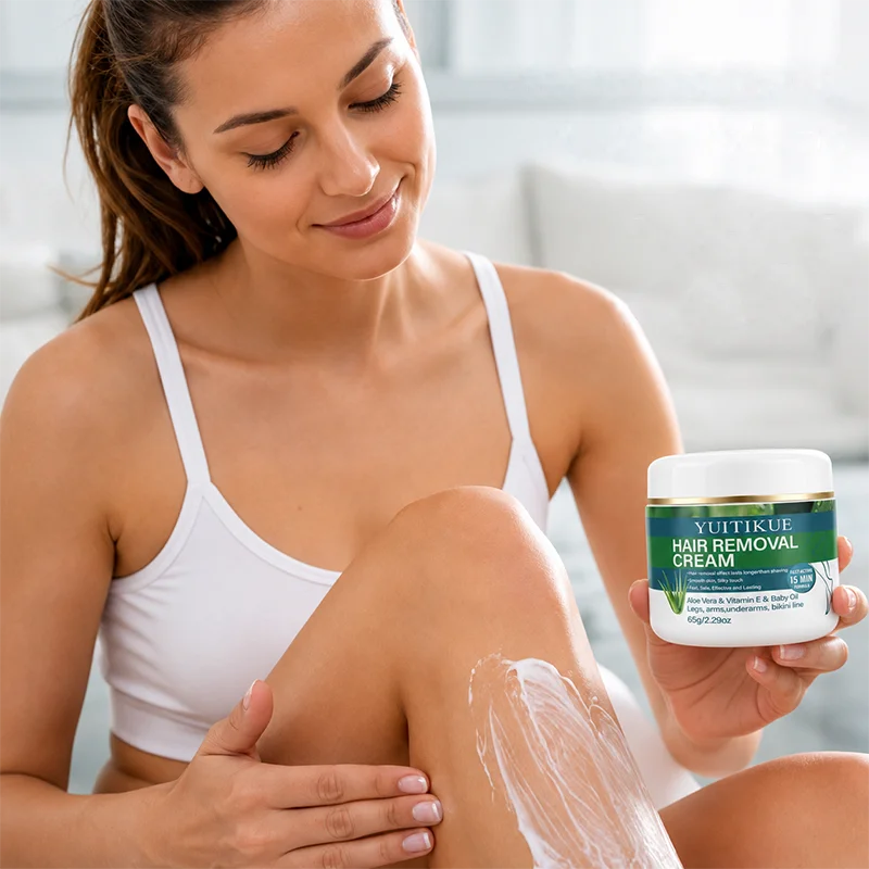 Aloe Vera Vitamin E Hair Removal Cream 65g 15 Min Fast Acting Gentle Depilatory Cream For Ladies Arms Legs Underarms Bikini Line