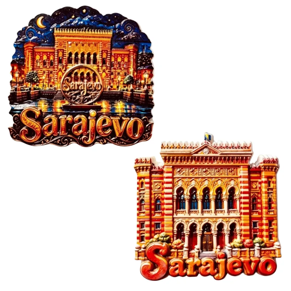 Europe  Bosnia and Herzegovina  3D Fridge Magnets Tourism Souvenir Refrigerator Magnets Sticker