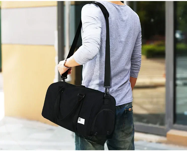 Men's Shoulder Large Capacity Waterproof Oxford Business Luggage Soft Casual Handbag Crossbody Gym Travel Suit Storage Bag