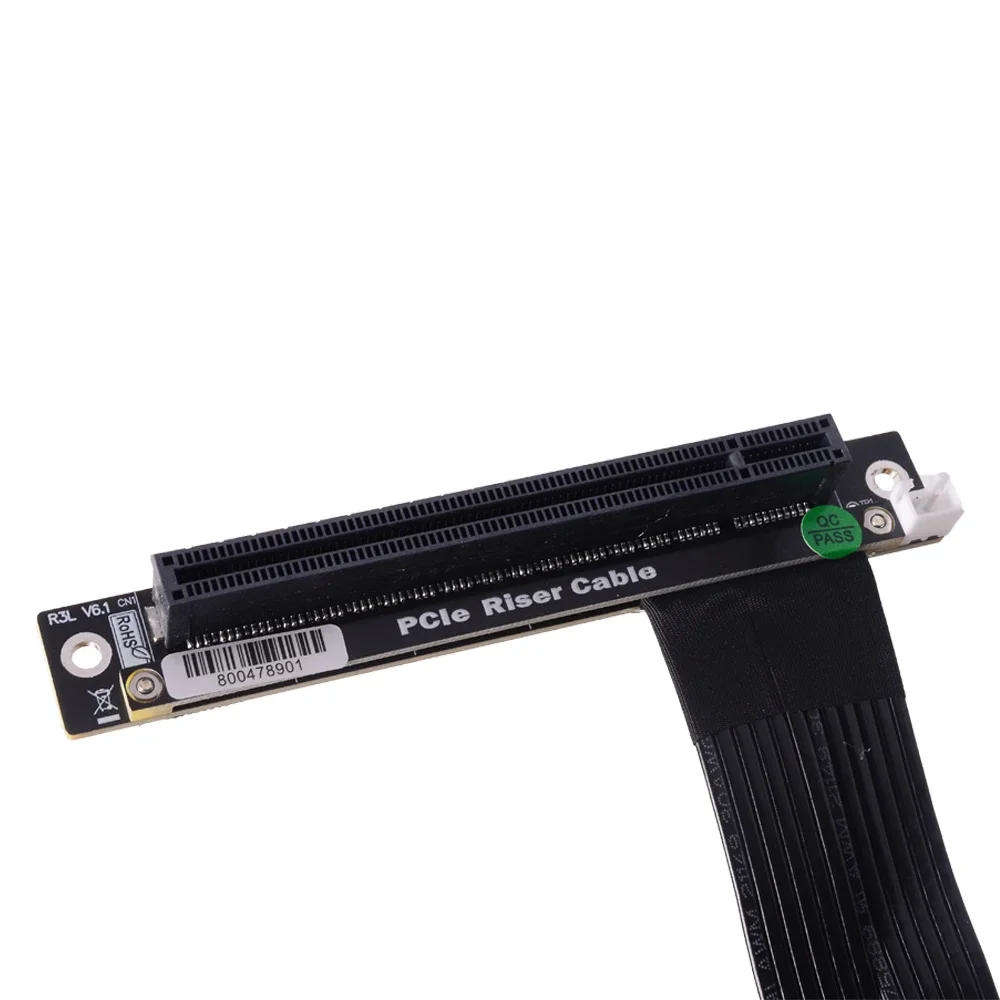 90 Degree Turn M2 NVMe to PCIe X16 Adapter Card ADT R43 KeyM SSD to PCIe 4.0 X16 Riser Extender for Graphics GPU M2 NGFF Gen4