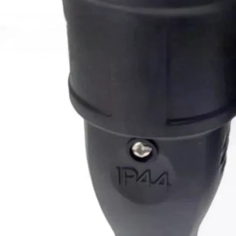 EU Rubber Waterproof Socket Plug Grounded European Electrical Connector 16A for Outdoor Bathroom Garden Use