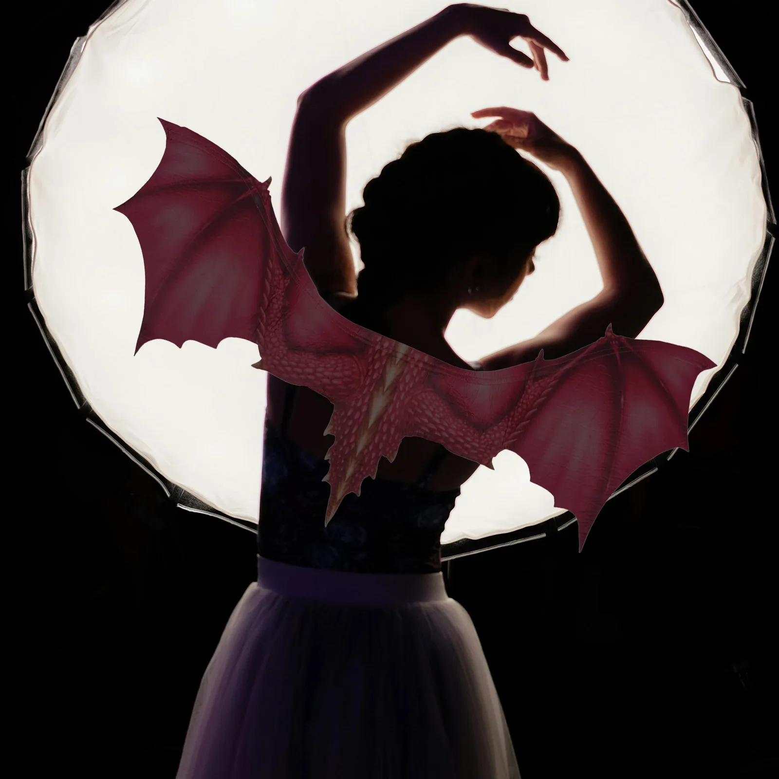 Adultos homens asas de halloween cosplay traje acessório legal assustador festa prop masculino dragão traje cosplay festa prop