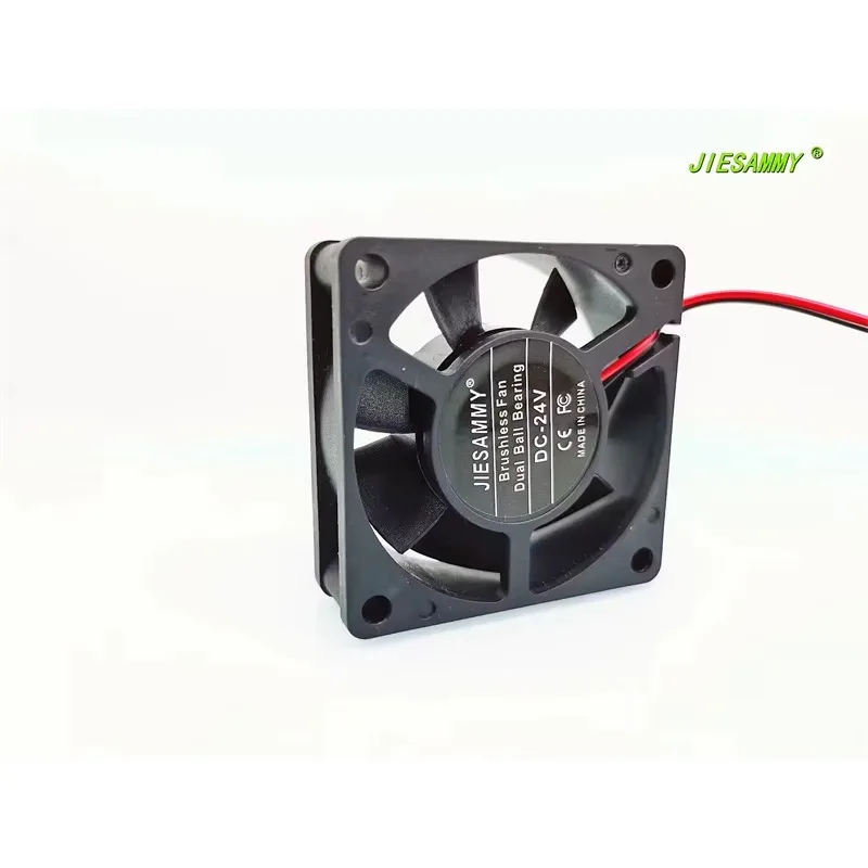 pa JIESAMMY 6020 DOUBLE BALL BEARING 6CM 24V 12V 5V Inverter Chassis Cooling Fan60*60*20MM