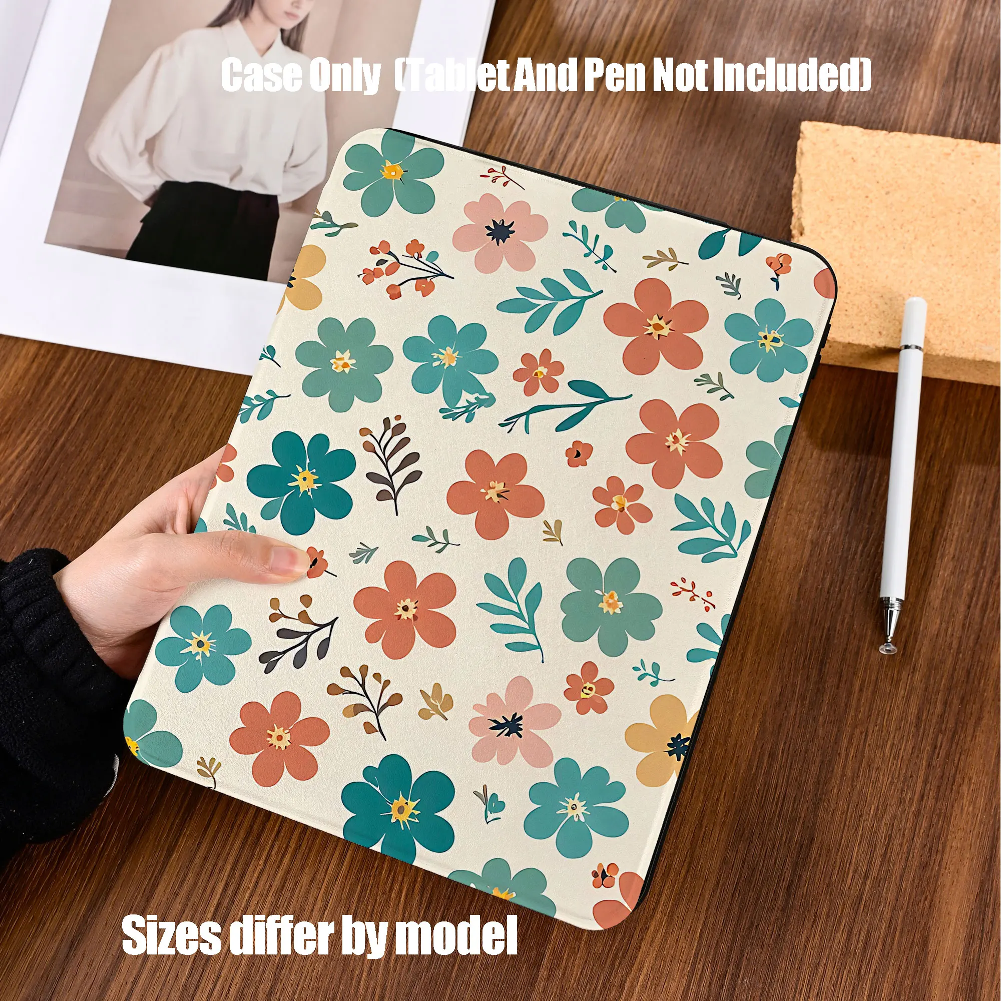 Shockproof TPU Tablet Protective Case with Pencil Holder Auto Sleep Wake for Apple /Samsung/Xiaomi/Redmi/Huawei/Honor