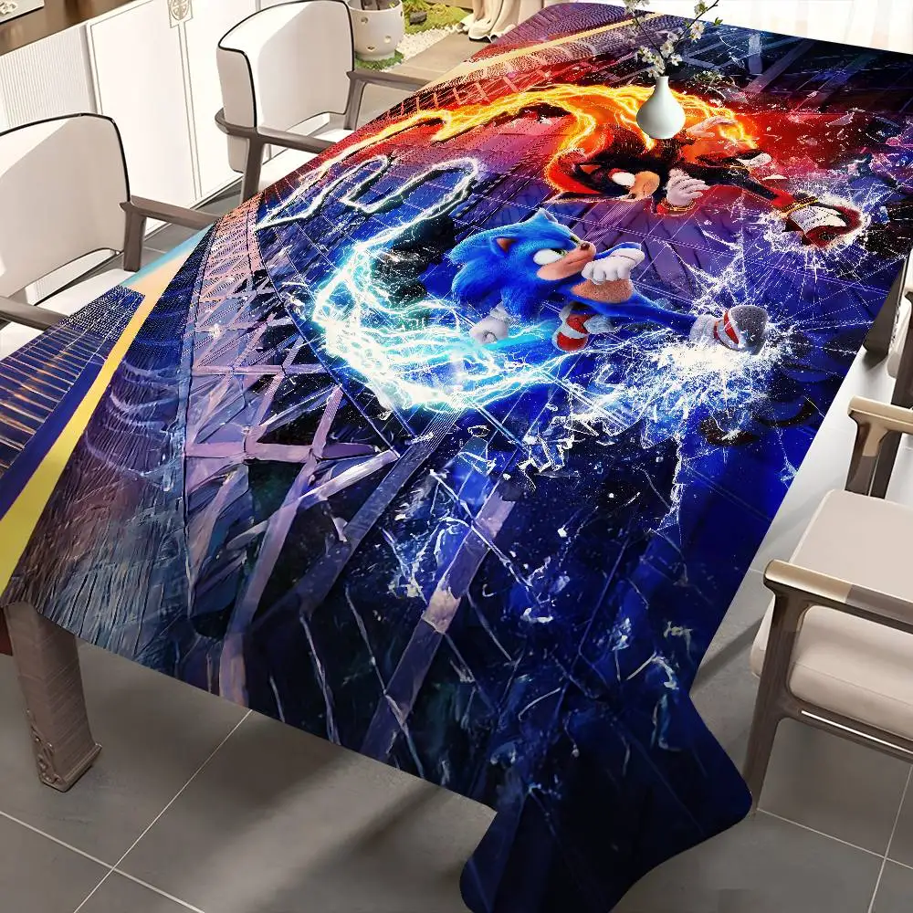 أمين H-القنفذ مفارش المائدة المنزلية لتزيين الطعام وإكسسوارات الطاولة المستطيلة قماش مقاوم للماء مضاد للبقع