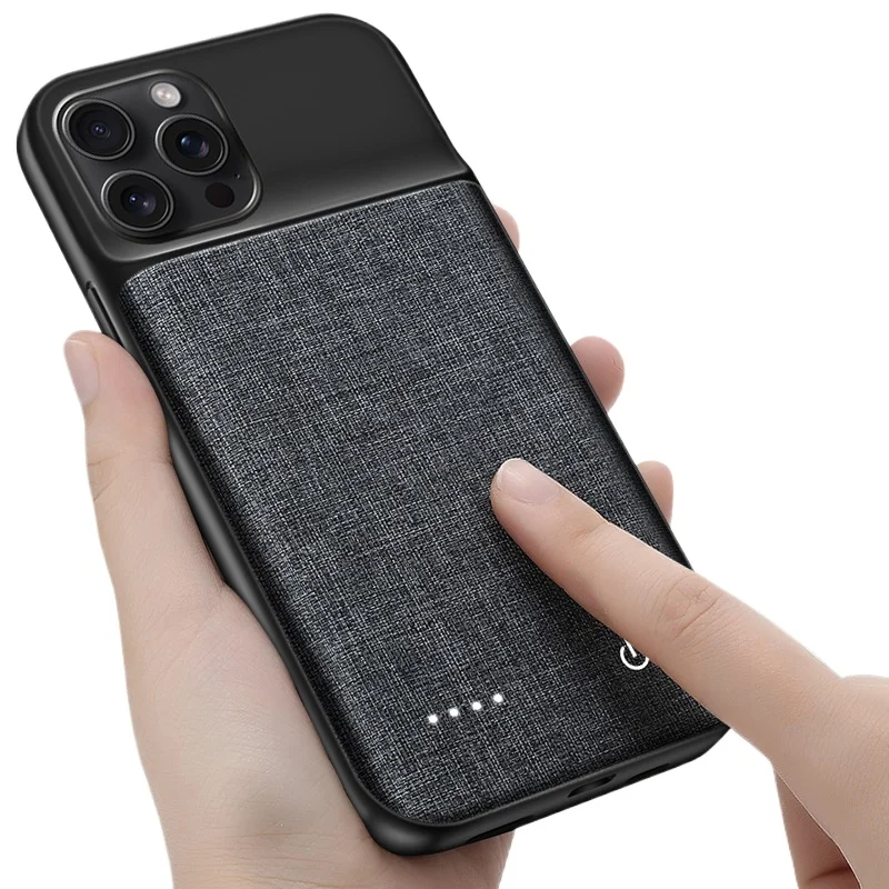 6800mAh untuk IPhone 13promax 13pro 13 13mini Smart Battery Charger Case Portable Power Bank Charging Cover Batterie Externe