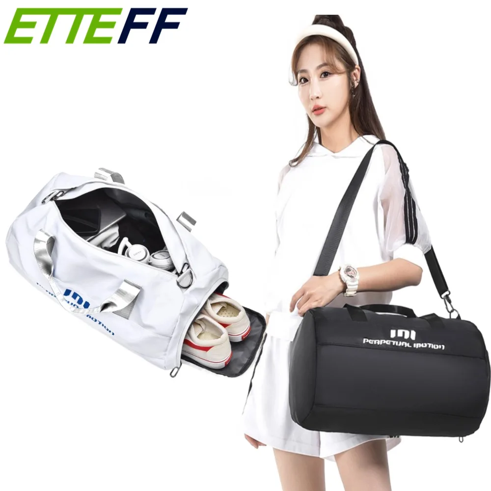 1PCS Waterproof Gym Duffle Bag w/Shoe&Wet Compartments-Lightweight Sports Travel Bag for Fitness,Swimming,Yoga&Weekend Trips