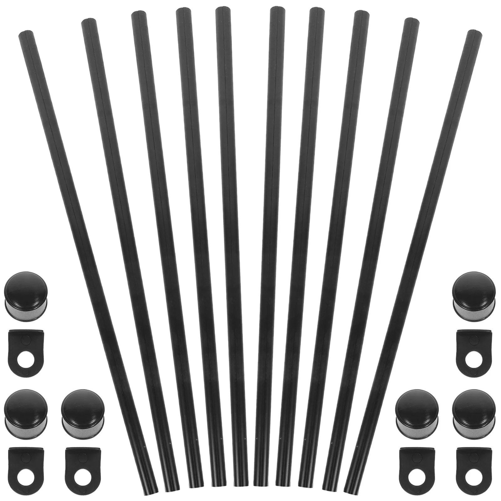 1 Set Plastic Poster Hanger Clips For Artwork Painting Wall Decor Dowel Rod Frame Hanging Scroll Holder Diy Home Office Party