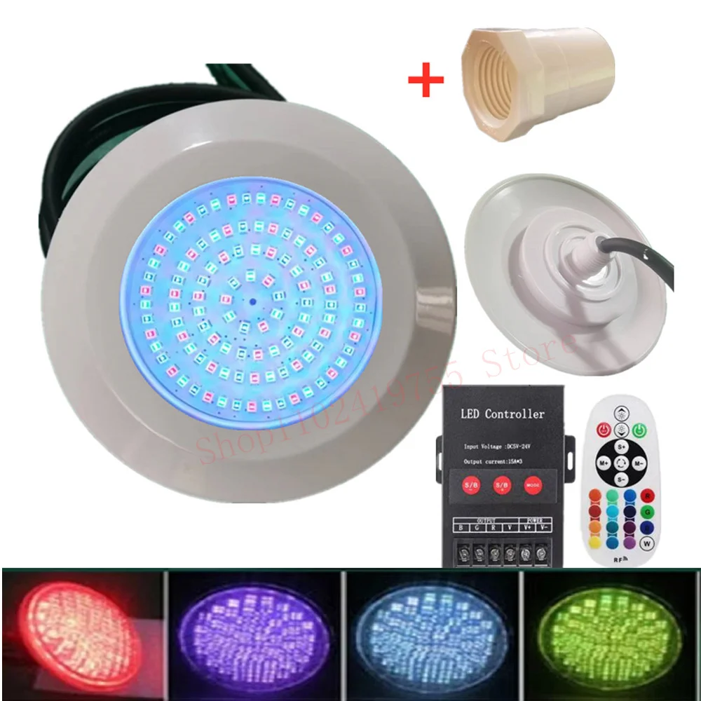 AC/DC12V 9W 12W RGB LED Pool Light IP68 Waterproof Outdoor/Indoor Underwater Light Fountain Landscape Lamp Piscina Luz Spotlight