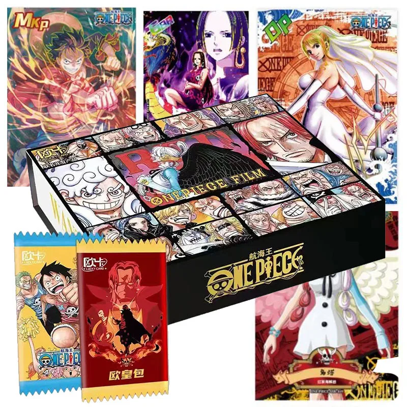 One Piece Anime Trading Collectible Card Luffy Hancock Shanks Nami Rare Character Battle Game Card Toy Children\'s Christmas Gift