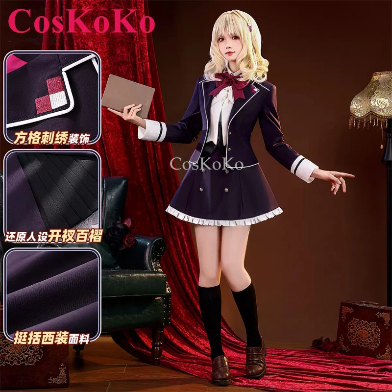 

CosKoKo Komori Yui Cosplay Anime Diabolik Lovers Costume Gorgrous Elegant School Uniforms Halloween Party Role Play Clothing