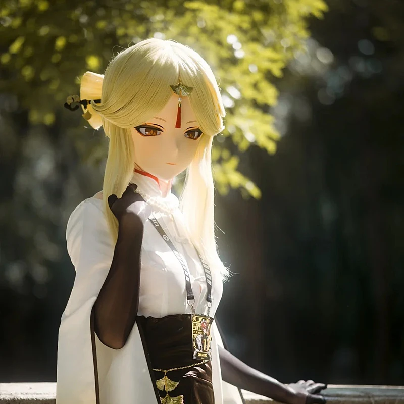 

(MEO0126) Customize Handmade Full Head Lockable Crossdress Male to Female Japanese Cartoon Anime Game Character Kigurumi Mask