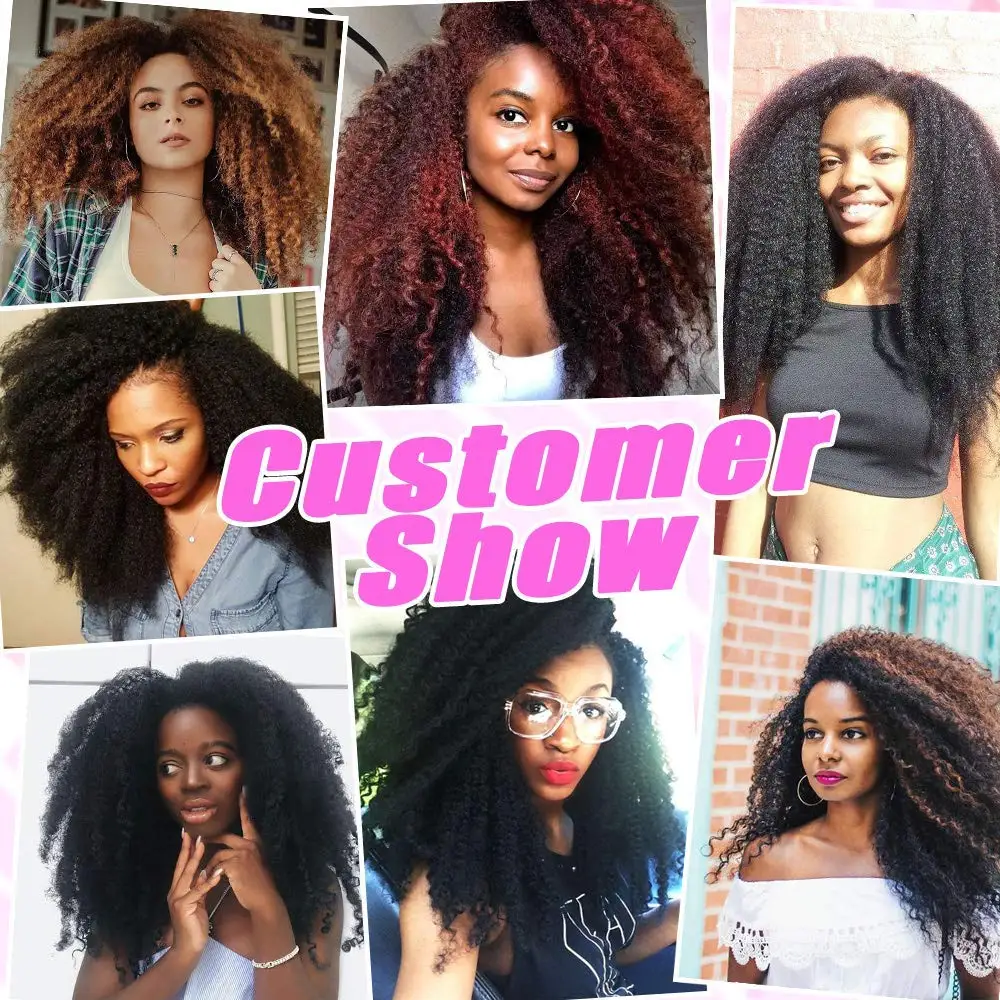 18 Inch Marley Braid Afro Kinky Curly Crochet Hair Braid For Women Synthetic Crochet Braid Hair Extensions Afro Curl Marley Hair