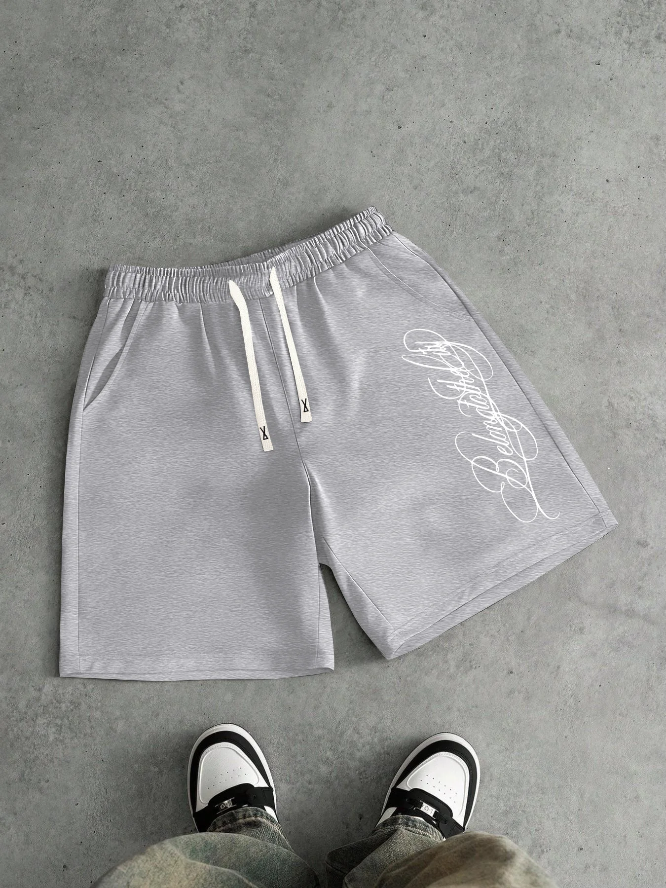 2026 Summer Best-selling Outdoor Sports Casual Fashion Comfortable Simple Letter Pattern Printed Men's Shorts