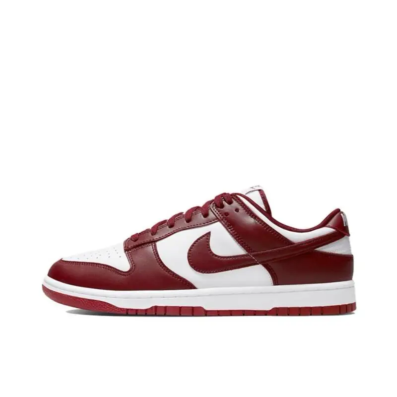 Description Picture 4 of itemNike Dunk Retro "Team Red" Non Slip, Durable, Comfortable, Lightweight, Low Cut Board Shoes for Men and Women Team Red