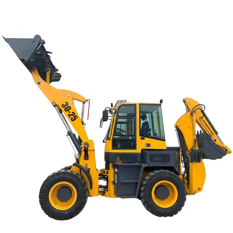 Euro 5 High Quality Mini Backhoe Excavator Best Selling Front End Articulated Four-Wheel Drive Backhoe Loader CE/EPA Customized