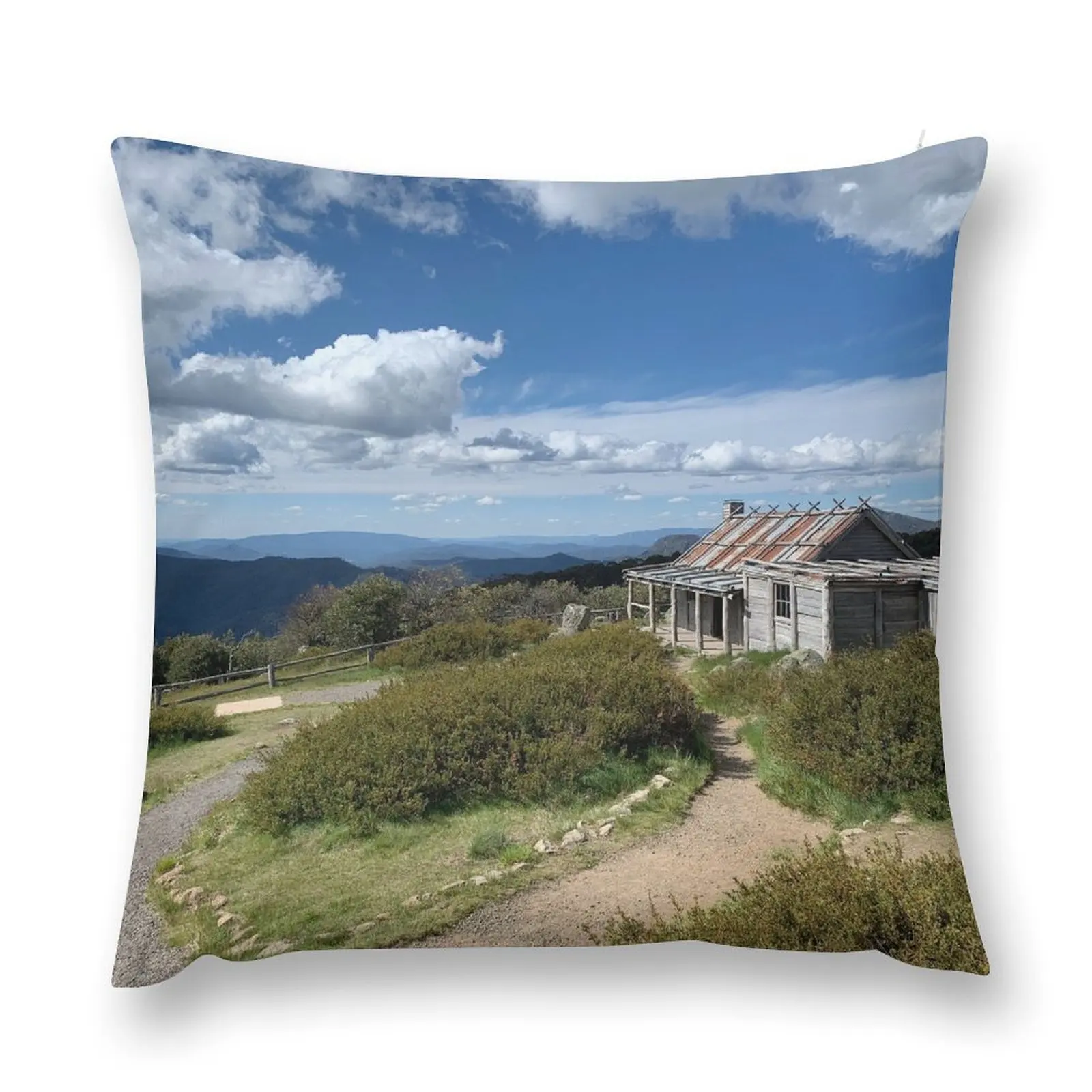 

Craigs Hut, Mount Stirling, Victorian High Country, Victoria, Australia Throw Pillow Christmas Pillow Covers pillow