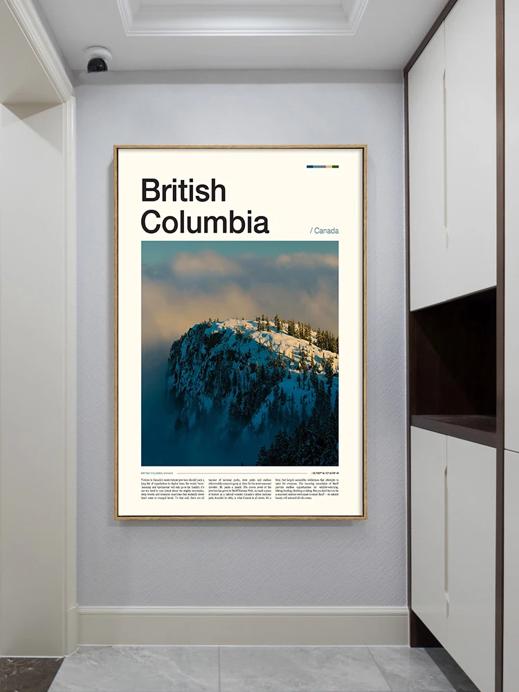 Canada Travel City Wall Art Poster Toronto Vancouver Montreal Landscape Canvas Print Canadian Scenery Picture for Home Decor