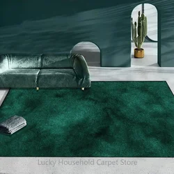 Home Decoration Green Carpets Living Room Light Luxury Rug Party Hallway Decor Floor Mat Bedroom Cloakroom Soft Carpet Anti Slip