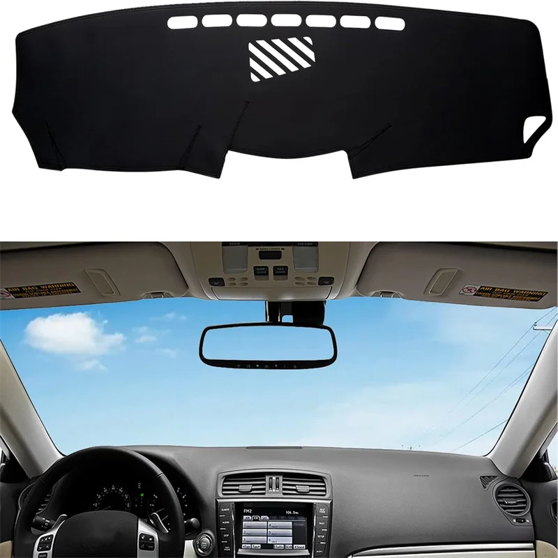 LHD Left Drive Car Dashboard Cover Anti Slip Sunshade Pad Mat Dashmat For Lexus IS250 IS350 2006-2011 Auto Interior Accessories