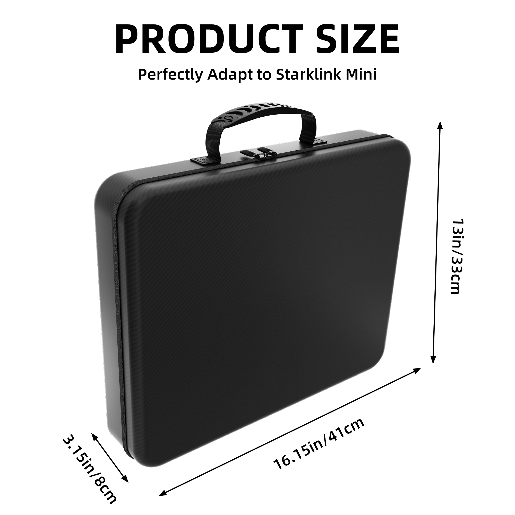 軽量 Starlink ミニ トラベル ケース ウルトラ スリム ブラック Star Link ハード バッグ Starlink ミニ アクセサリー 防水