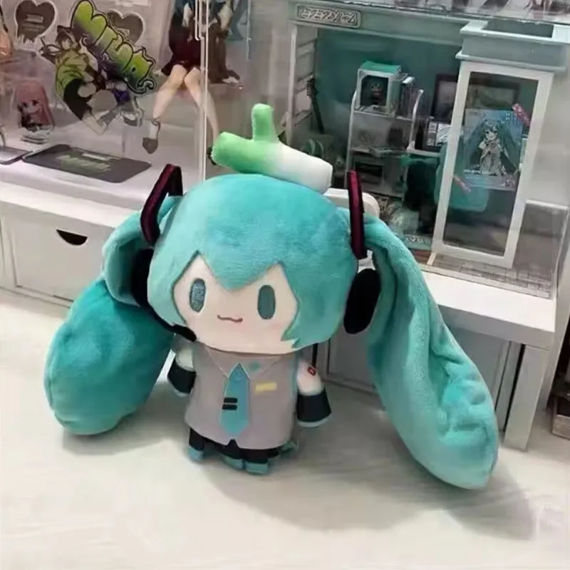 @ Hatsune Miku Cartoon Pluche Pop Anime Periferie Kussen Zacht Gevuld Mooie Kamerdecoratie Kerstcadeau voor vriendin