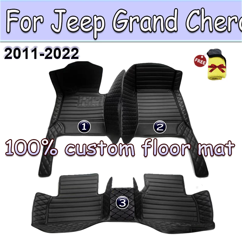 

Автомобильные коврики для Jeep Grand Cherokee WK WK2 2011 2012 2013 2014 2015 2016 2017 2018 2019 2020 2021 2022