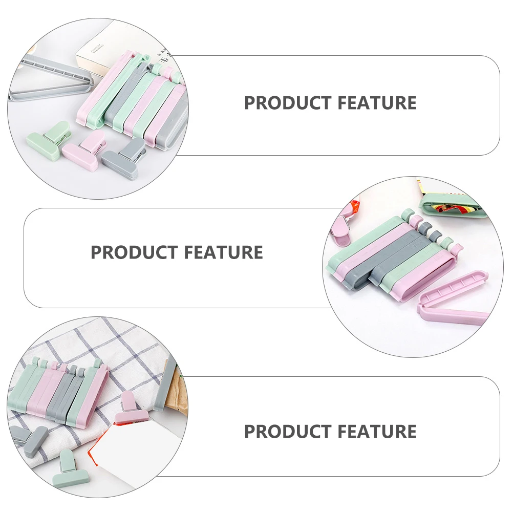 

36pcs For Sealing Bags Bags Storage Reusable Kitchen Home Refrigerator Sealing Clips Dry Bag Clips Ingredients