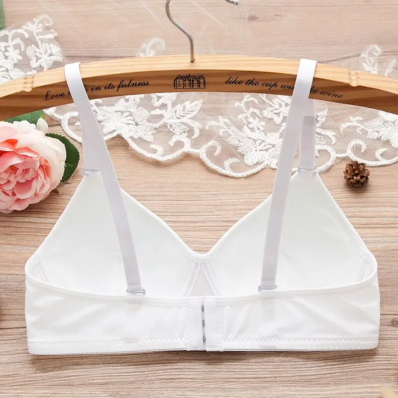 Girls Tube Top Training Bra Wireless Thin Cup Bra Fashion Comfortable Teenage Underwear Teenage Girls Clothing 14 16 Years