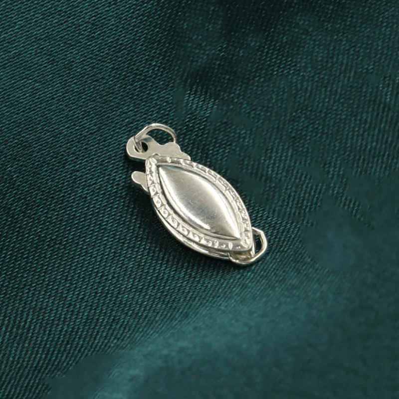 14K Gold Filled Oval Clasp Hollow Design Bracelet & Necklace Jewelry Making Supplies Clasp view 4