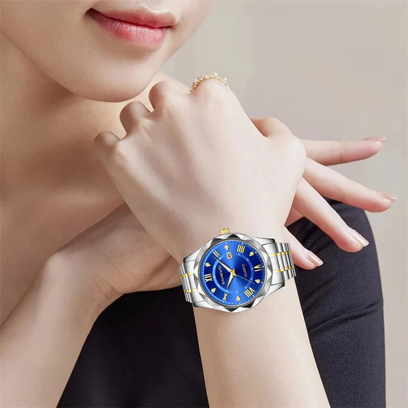 LIGE Original Quartz Watch for Women Classics Calendar Waterproof Stainles Steel Ladies Wristwatch Luxury Brand Women\'s Watches