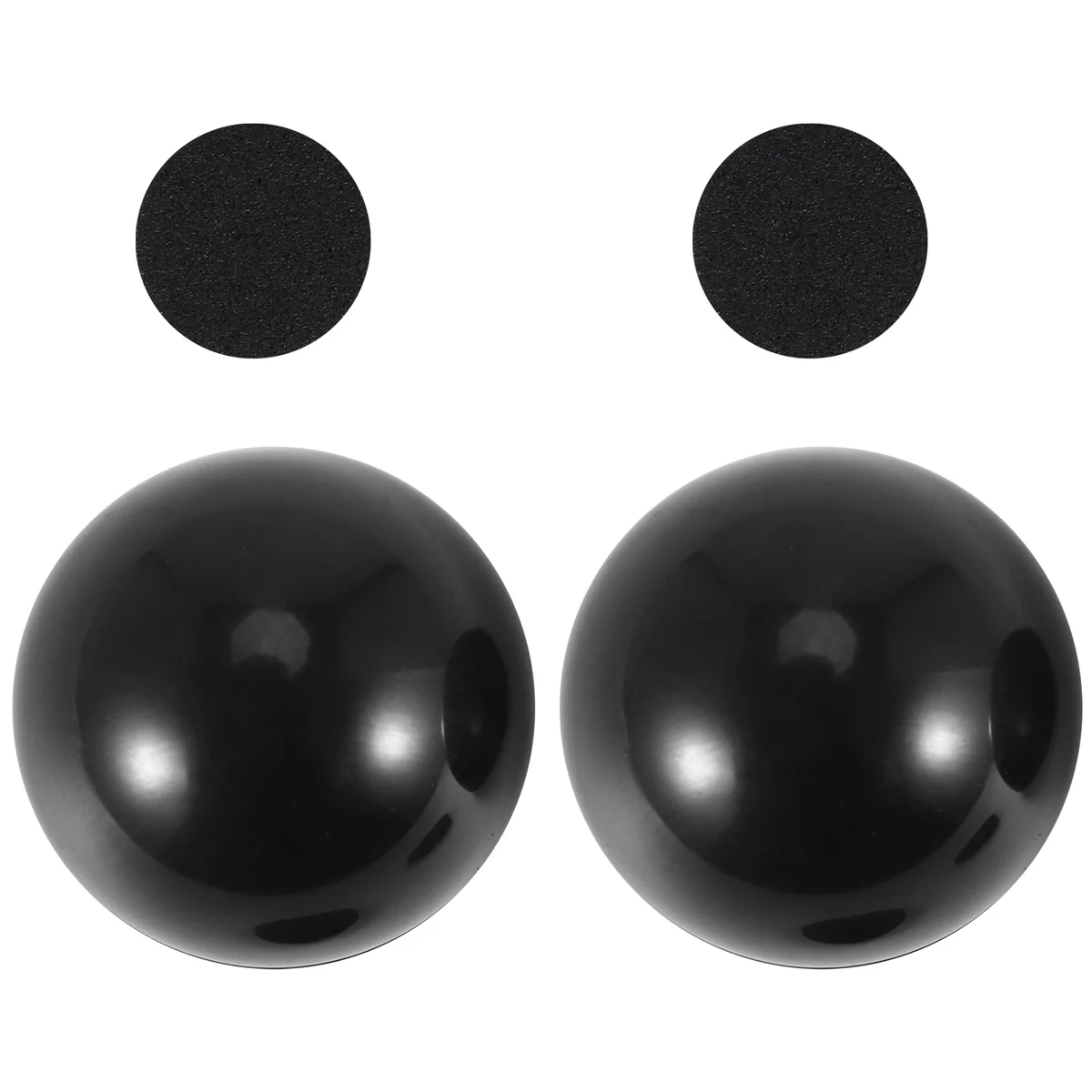 2 Pcs Laptop Notebook Black Antiskid Cool Ball Cooler Stand Pad