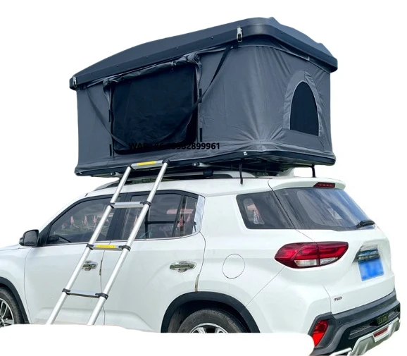 Wholesale 2-3 Person Aluminum Car Rooftop Tent Waterproof Automatic Pop-up Hard Shell Camping Roof Top Tent