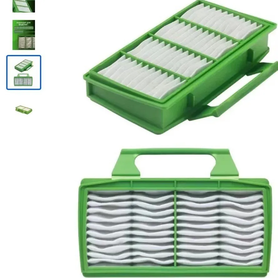 Durable Filter Element For BORK V700 V701 V702 Vacuum Cleaner Replacement Part Accessory HEPA Dust Collector Tool Green