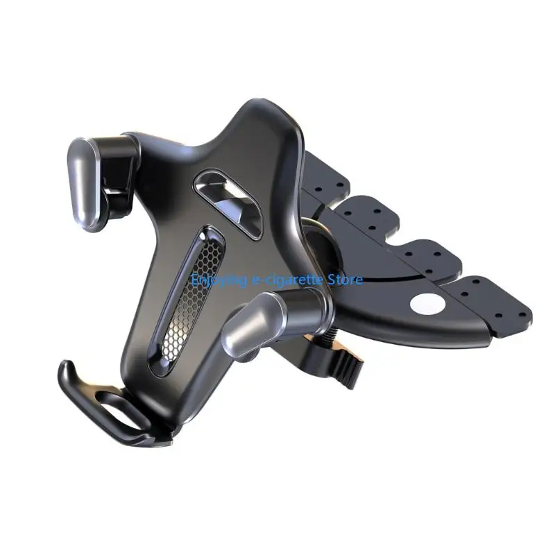Einstellbare Auto Compact Disc Mount Telefon Ständer für Navigation ABS Kunststoff Konstruktion Passen Die Meisten Fahrzeug Mit – Detail 3