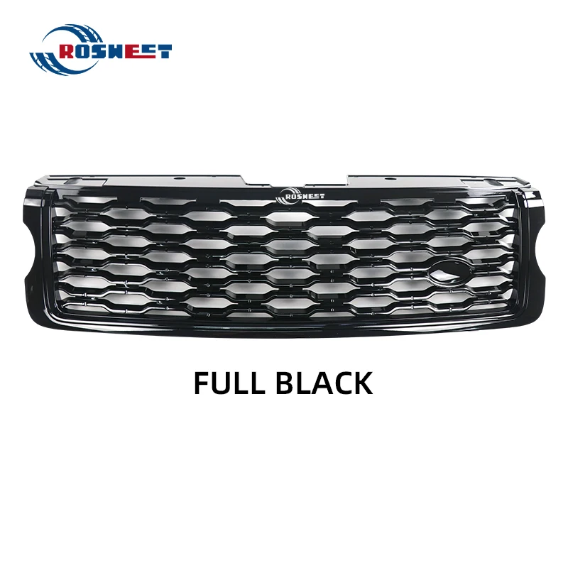 Racing Grills For Land Rover Range Rover Vogue 2013-2017 L405 Upgrade 2018-2022 Style Front Bumper Grille