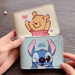 6 Bits Cute Stitch Unisex PU Driver License Holder Leather Cover Car Driving Cover Business ID Pass Wallet Case Card Holder