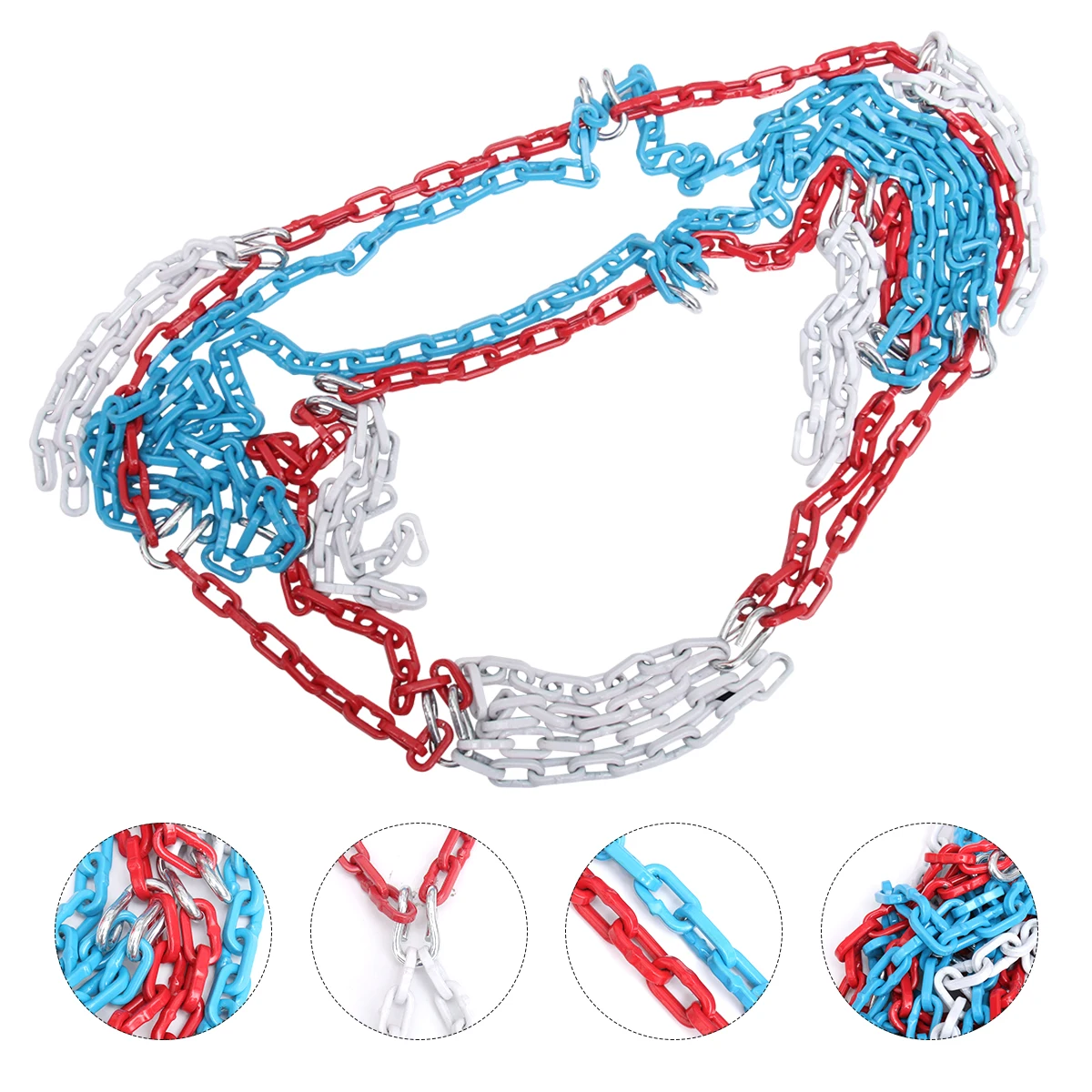 

Strong Galvanized Manganese Steel Chain Basketball Net 3 Colors Weather Resistant Long Lasting Easy Install For Indoor