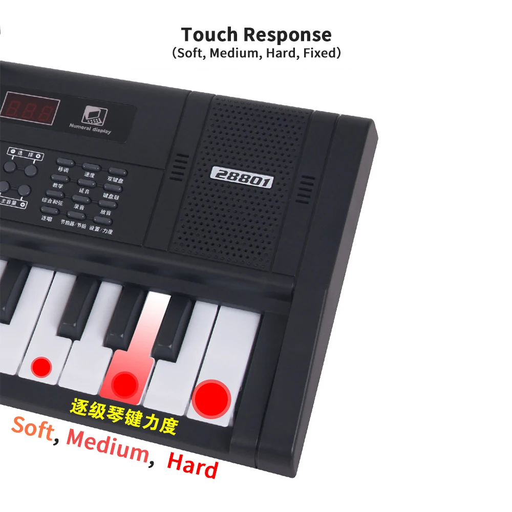 New 2 Layer 88 Keys Piano Musical Keyboard Professional Music Instruments Children\'s Digital Electronic Organ Synthesizer