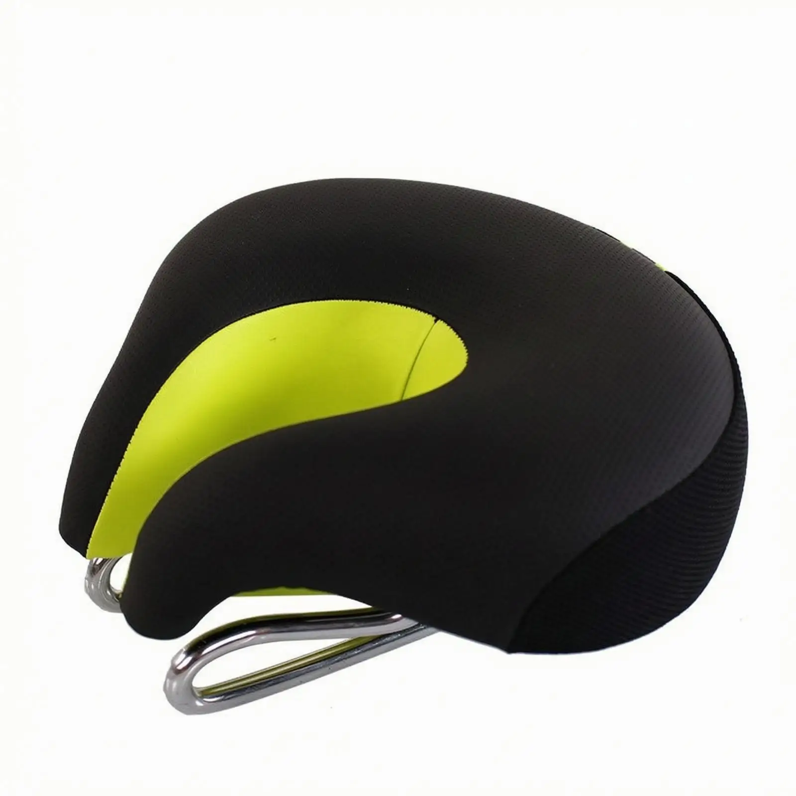 Noseless Cycle Saddle Shock-Absorbing Split-Seat Bike Saddle Padded Noseless Bike Seat for Casual Cyclists, Everyday Commuting,