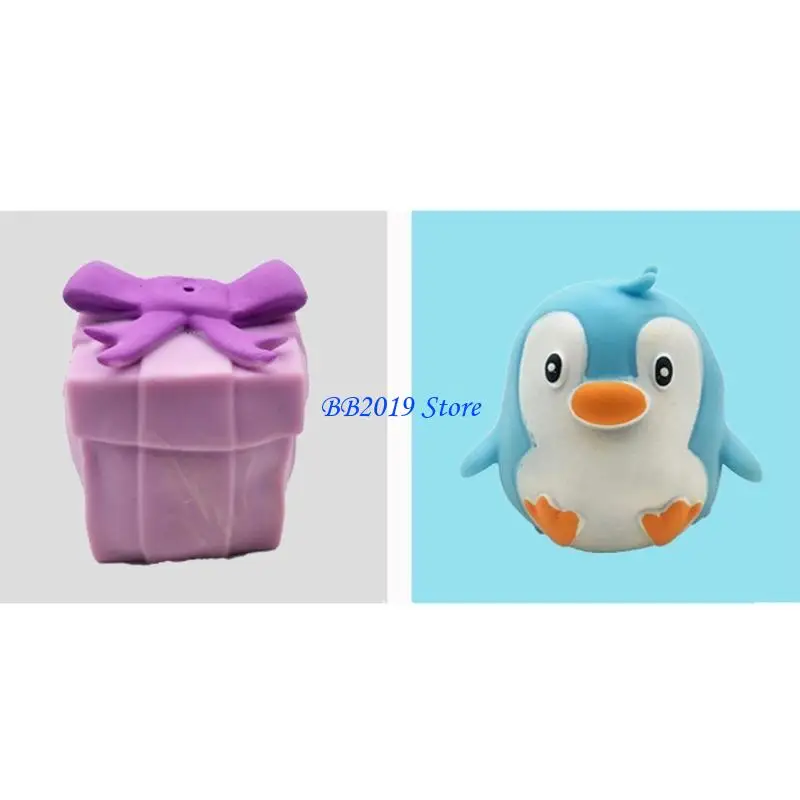 

Q0KB Новинка подарочная коробка Scueze Toy Шутка модель животного обратимо