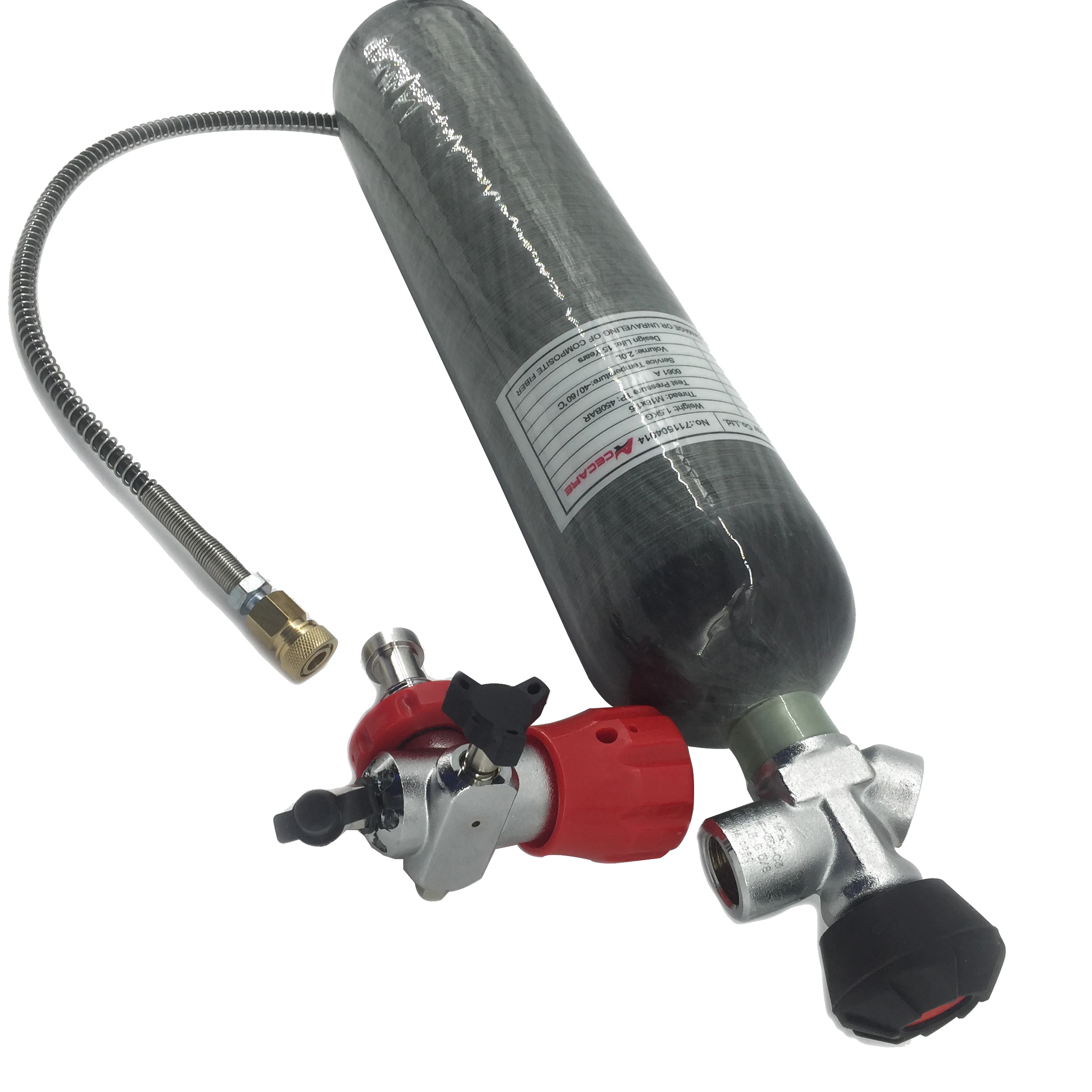 Set di valvole per aria compressa ACECARE 2L CE 4500Psi 300Bar