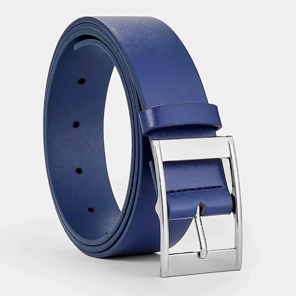 Neue Luxus Gürtel für Männer PU Leder Gürtel Metall Pin Schnalle Hohe Qualität Berühmte Marke Designer Hüftgurt Gürtel für Jeans Männer Gürtel – Detail 8