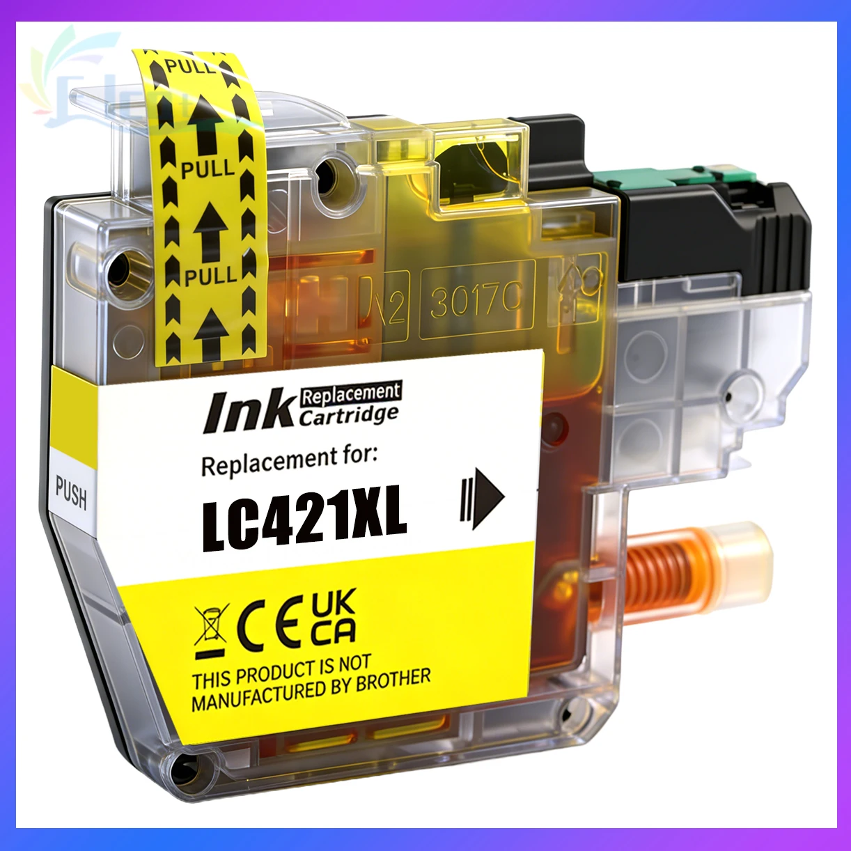 LC421XL LC421 Wkład Atramentowy Kompatybilny z Brother LC421 Do Drukarek Brother DCP-J1050DW DCP-J1140DW DCP-J1800DW MFC-J1010DW — zdjęcie produktu 3