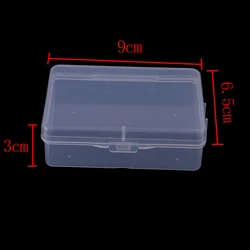 9cm*6.5cm*3cm Hot Selling Cheap Wholesale Small Portable Transparent Plastic Storage Box Clear Square Multipurpose Display Case